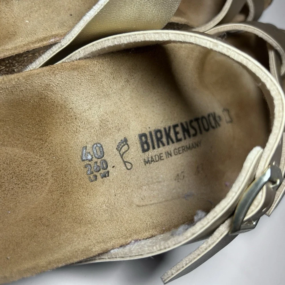 Birkenstock Mayari Regular Fit Birko Flor Graceful Taupe US Women's 9 EU 40